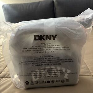 DKNY black mini satchel